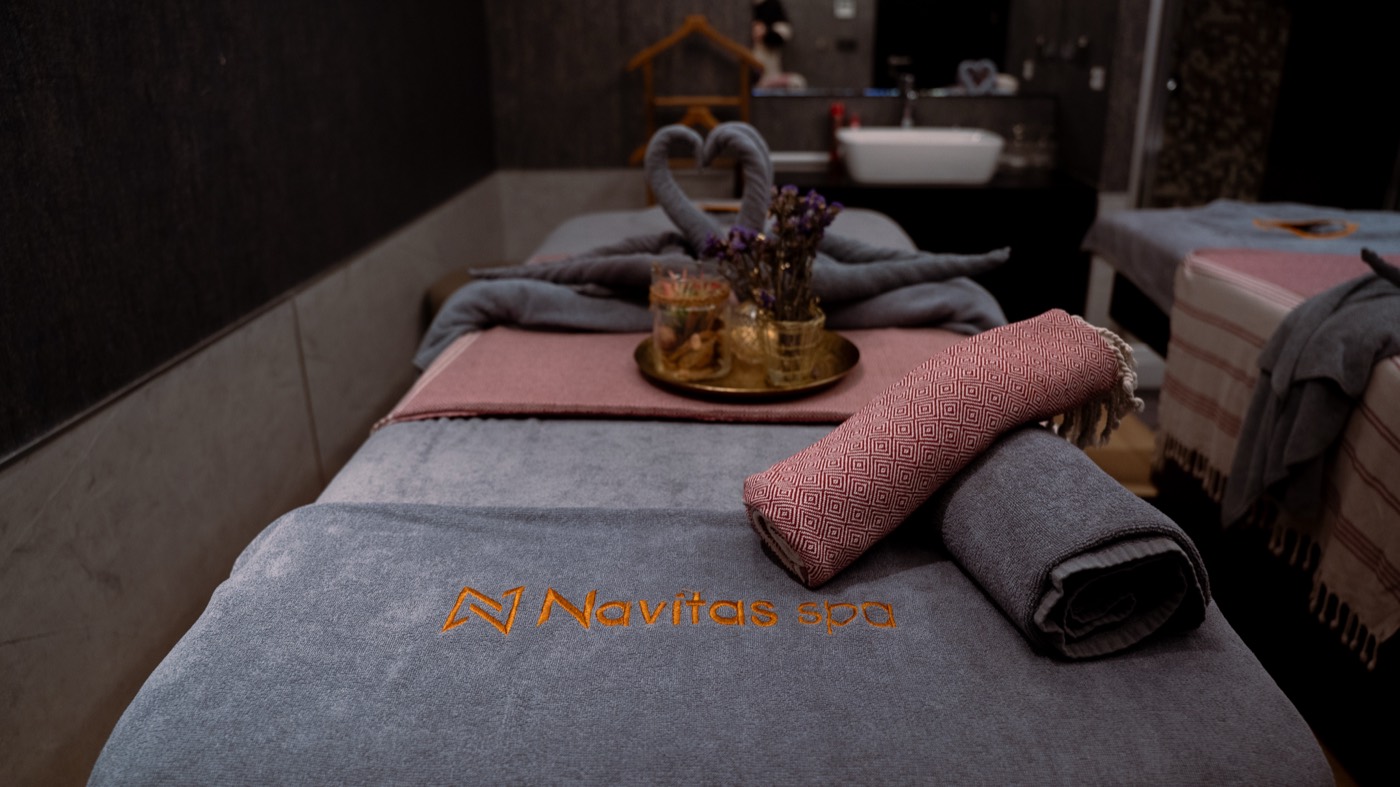 منطقة السبا في Navitas 5. Levent — غرفة المساج وقسم الاستراحة